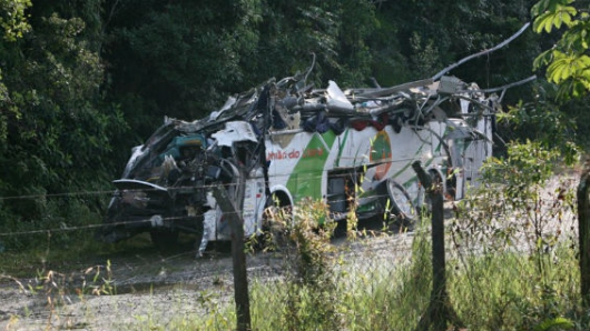 Accidente de bus en Brasil deja ocho muertos y 27 heridos