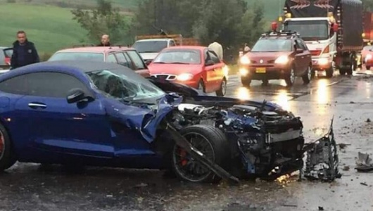 Tunja: Carros deportivos protagonizan accidente en la vía Bogotá
