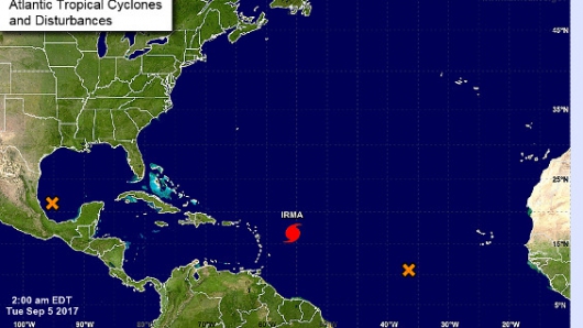 #AlertaADN Huracán Irma evoluciona a categoría 5 #AlertaADN Huracán Irma evoluciona a categoría 5