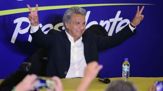 Presidente electo de Ecuador promete su apoyo a proceso de paz colombiano Presidente electo de Ecuador promete su apoyo a proceso de paz colombiano