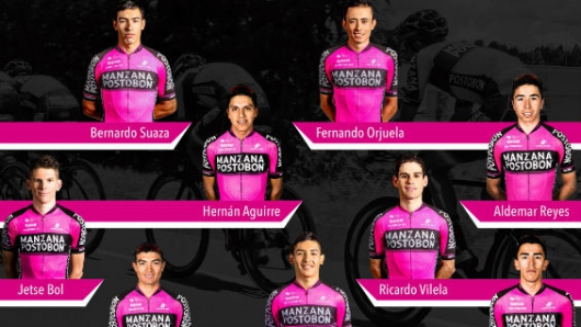 El equipo Manzana-Postobon definió su nómina para la Vuelta a España