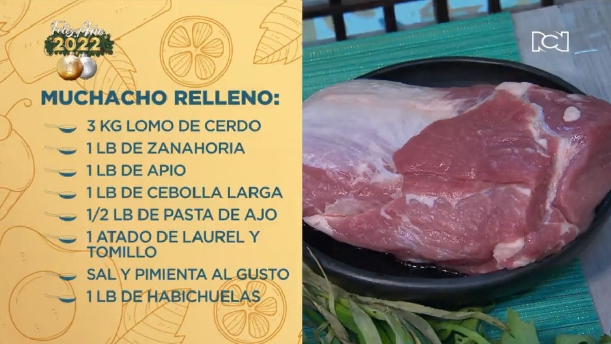 Muchacho relleno para cerrar estos días de comer mucho y delicioso.