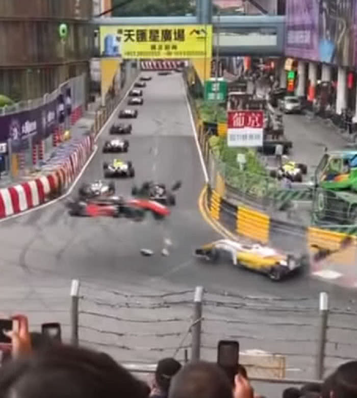 VIDEO | Accidente en Gran Premio de Macao F3 deja cinco personas heridas