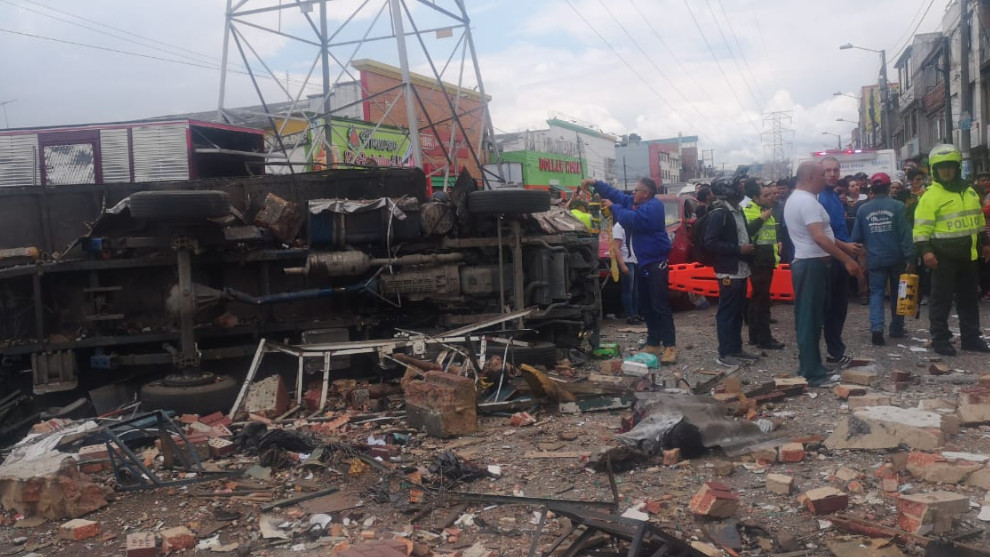 Explosión en taller de Bogotá deja cuatro personas sin vida y cinco heridos