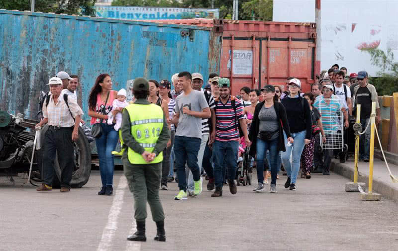 Paso frontera Venezuela