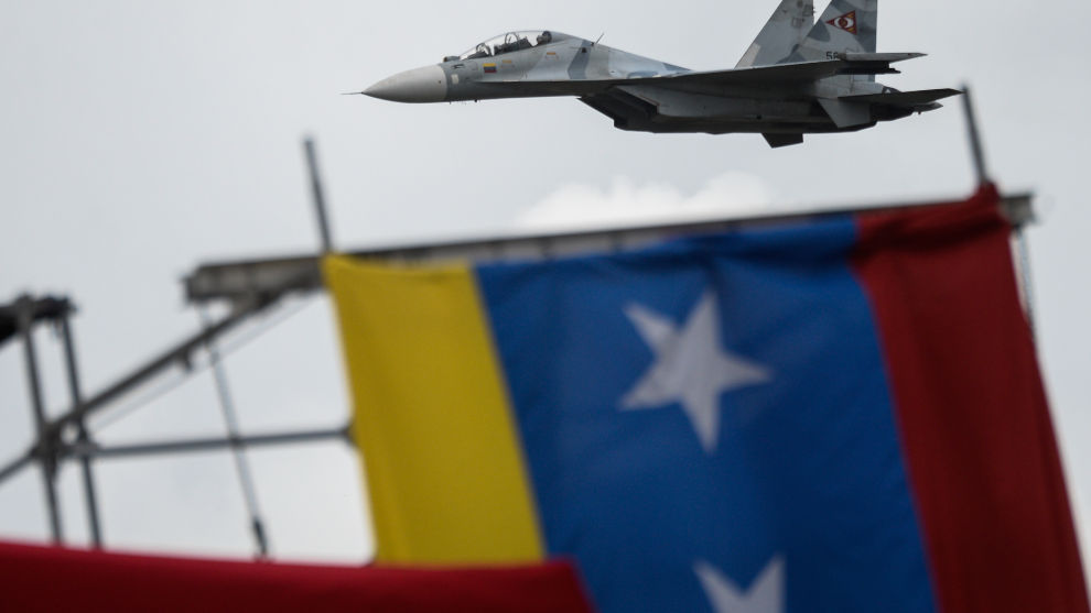 Aviones rusos adquiridos por Venezuela. Foto: AFP