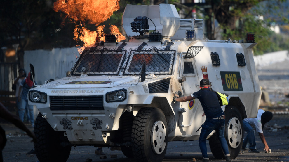 Nueva jornada de marchas en Venezuela contra Nicolás Maduro