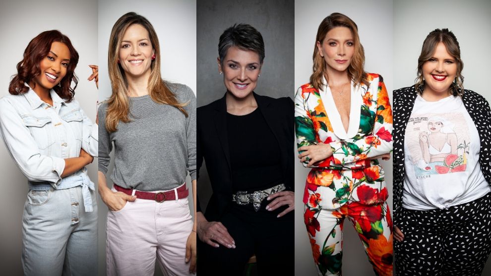 Silvia Corzo, Ángela Cardozo, Maythe González, Marcela McCausland. Foto: Archivo particular