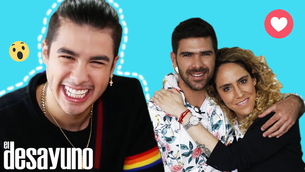Mario Bautista con Amalia Andrade en El Desayuno Mario Bautista dejo que Amalia Andrade le leyera las cartas en El Desayuno
