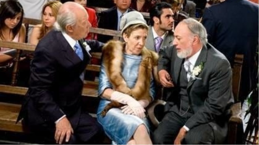 Foto Hasta que la plata nos separe: Pepe Sánchez, Constanza Duque, Humberto Dorado (Canal RCN). Hasta que la plata nos separe reunio a las leyendas de la TV colombiana