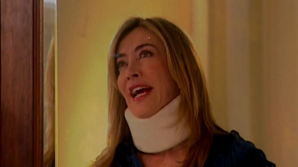 Marcela Carvajal como Alejandra Maldonado en Hasta que la plata nos separe. Captura de la telenovela. Fernando Gaitan Hasta que la plata nos separe