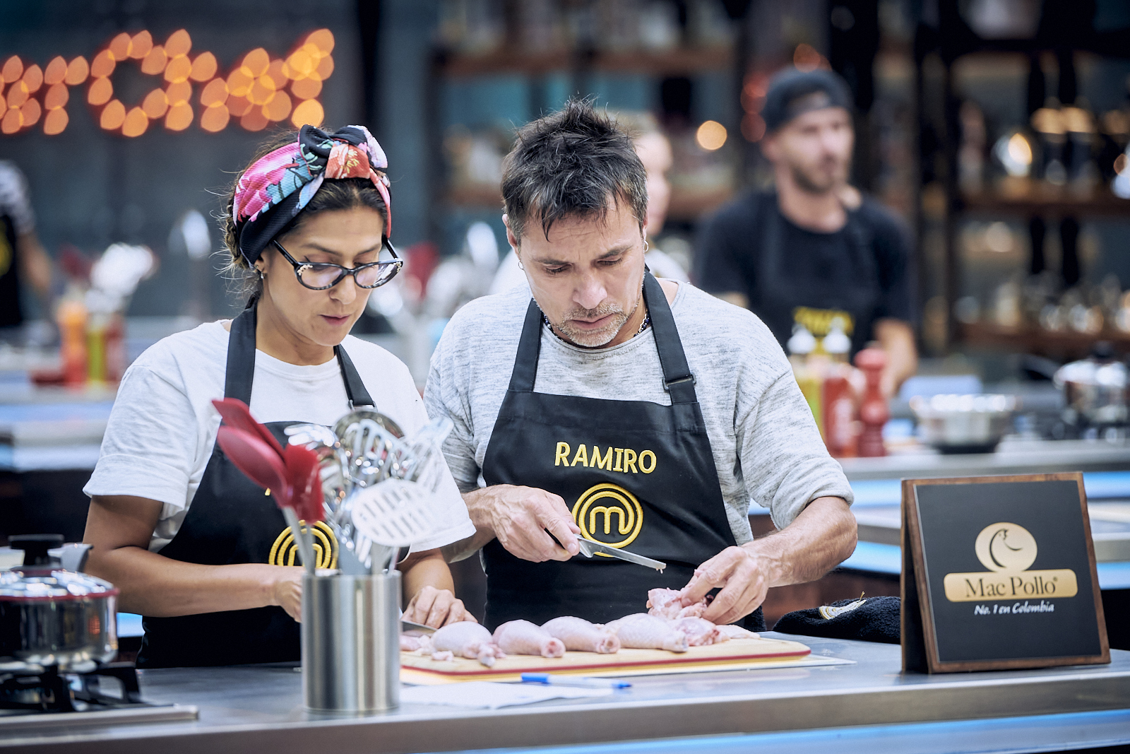 Las parejas trabajaron con mucha concentración