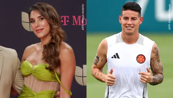 Daniela Ospina no habla de James Rodríguez con su hija