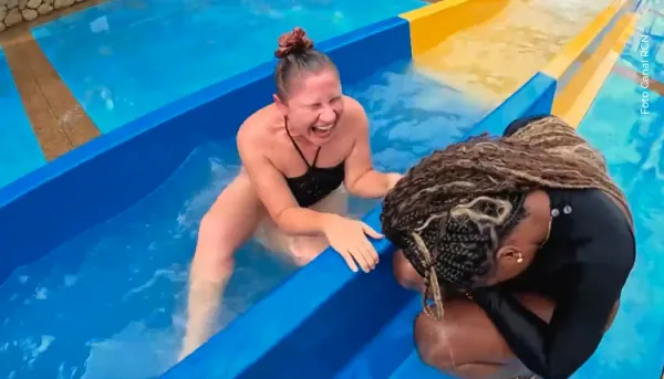 Cony Camelo se llevó susto en MasterChef Celebrity