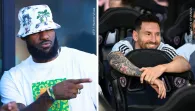 Lebron James y Messi protagonizaron emotivo abrazo 